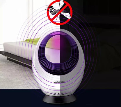 Lampe Anti-Moustiques MOSKILLER à Aspiration Puissante – Dormez Paisiblement Toute la Nuit